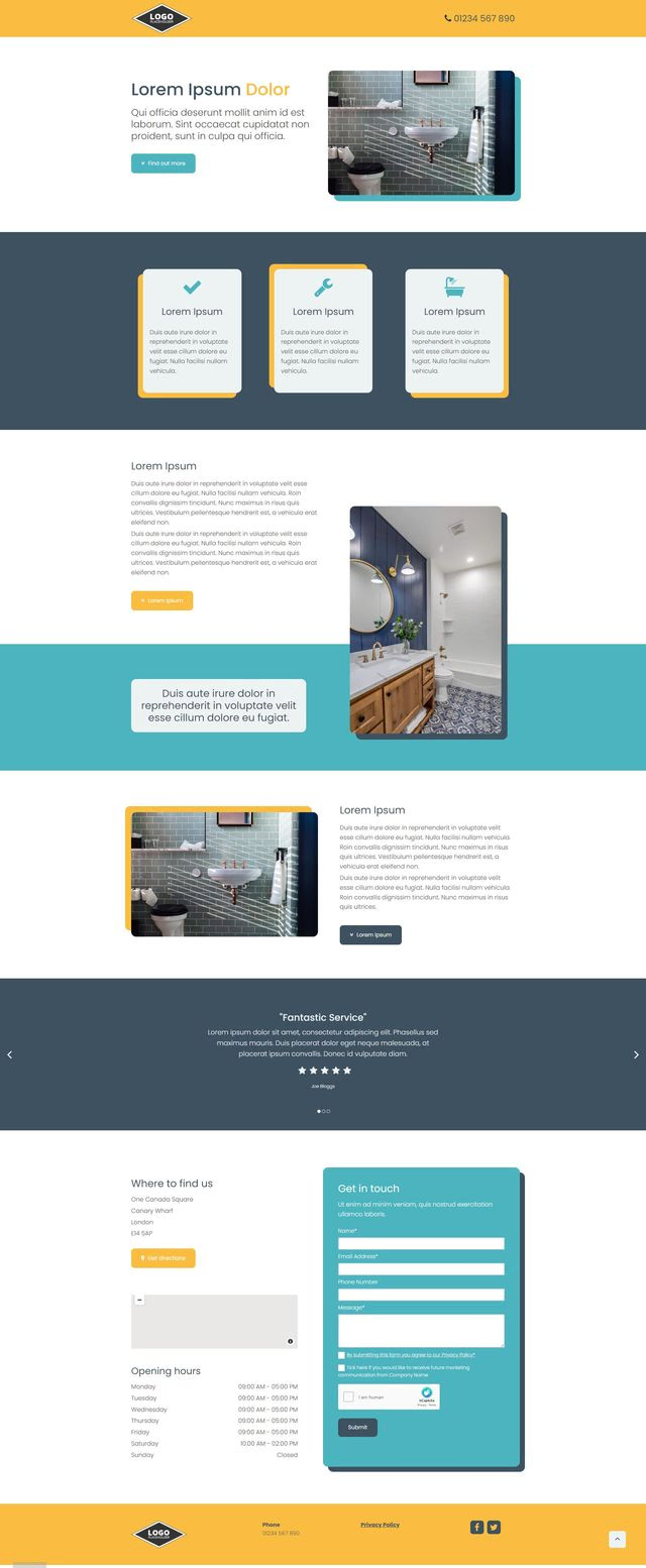 Landing page option 4